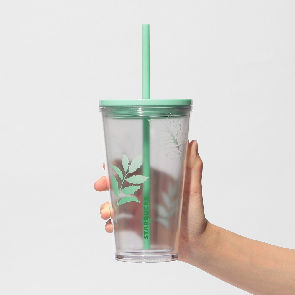 Starbucks Japan Gold Member Exclusive 2026 Cold Cup Tumbler Coffee Leaf 473ml