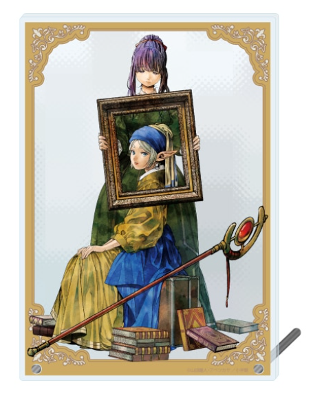 PSL Frieren Beyond Journey's End x Vermeer Exhibition Acrylic Art Panel