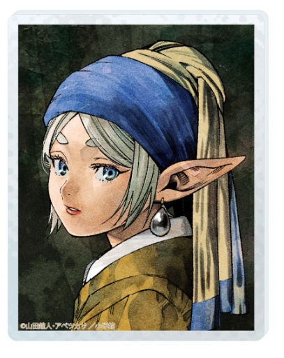 PSL Frieren Beyond Journey's End x Vermeer Exhibition Acrylic Magnet 5cm