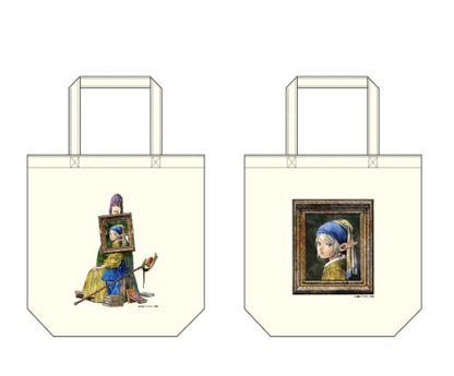 PSL Frieren Beyond Journey's End x Vermeer Exhibition Tote Bag 36cm