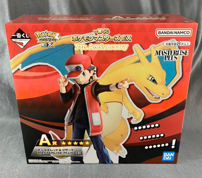 Ichiban Kuji Pokémon Masters EX 7th Anniv. Red & Charizard Figure A Prize