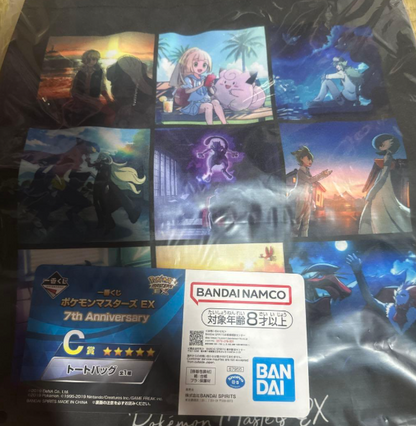 Pokemon Masters EX Ichiban Kuji 7th Anniversary Prize C Tote Bag Memorial Art JP