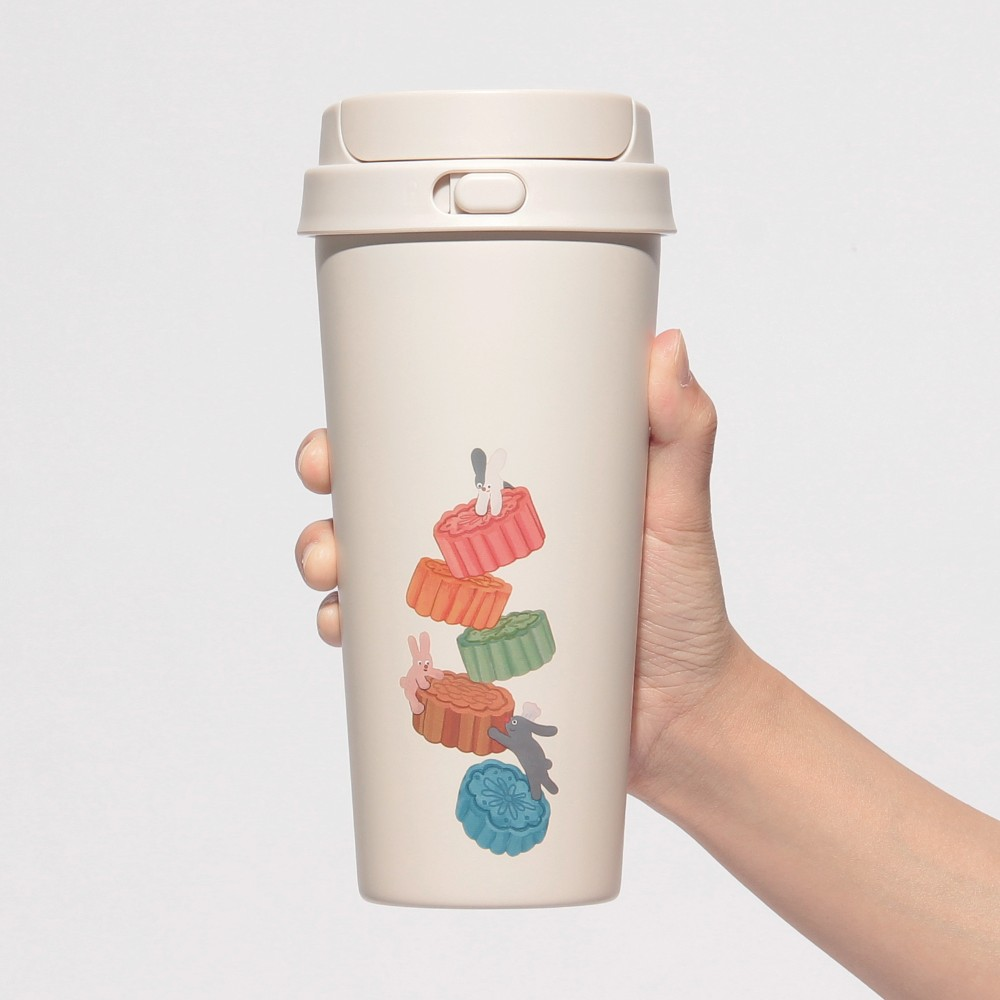 Starbucks JAPAN Autumn Festival 2026 Stainless Steel ToGo Bottle Rabbit Ivory (473ml)