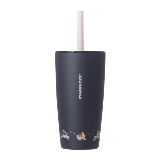 Starbucks JAPAN Autumn Festival 2026 MiiR Stainless Steel Tumbler Rabbit With Replacement Lid Navy 473ml