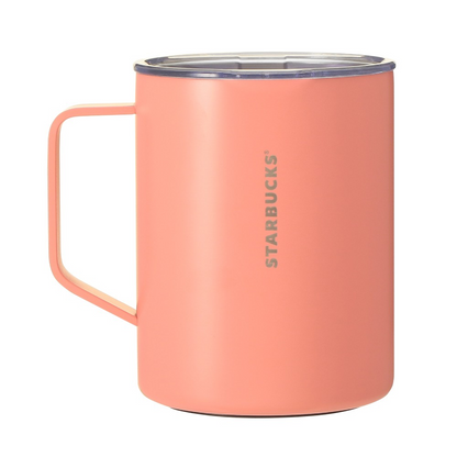Starbucks JAPAN Autumn Festival 2026 Stainless Steel Mug Rabbit Coral Pink 473ml