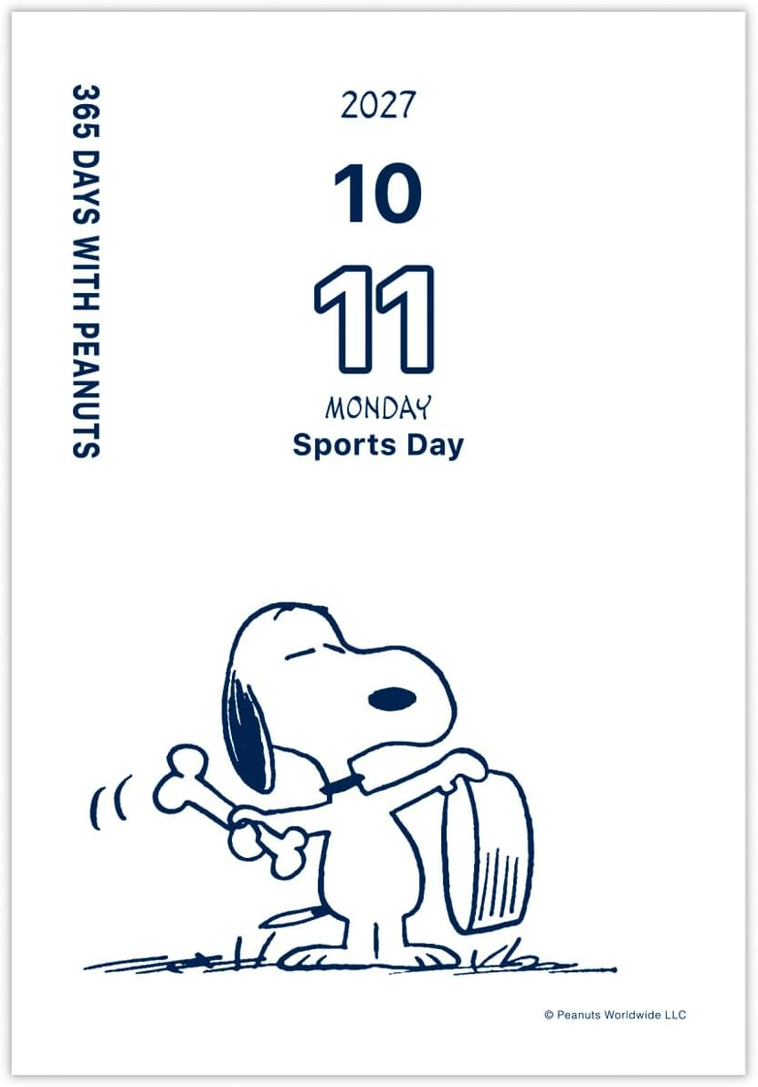 Hallmark Snoopy 2027 Daily Desk Calendar Peanuts Japanese Style 856700 New
