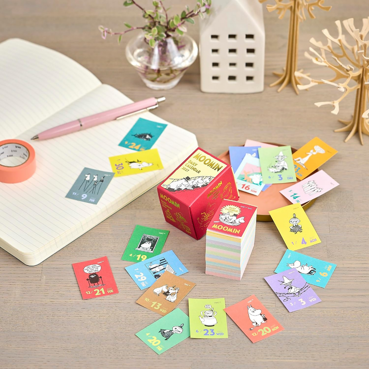 2027 Moomin Daily Tear-Off Calendar Mini Japanese Style NK4490 New