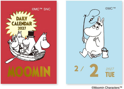 2027 Moomin Daily Tear-Off Calendar Mini Japanese Style NK4490 New