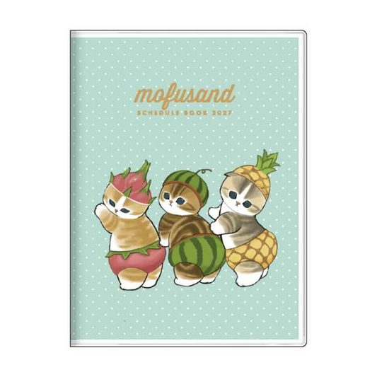 Mofusand 2027 Monthly Planner, A6 Calendar Schedule 2 Sunstar Japan Authentic