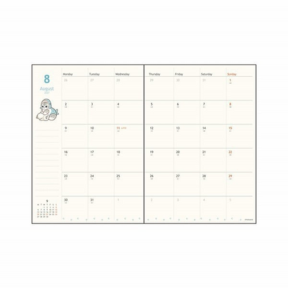 Mofusand 2027 Monthly Planner B6 Calendar Schedule 2 Sunstar Japan Authentic
