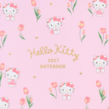 Hello Kitty A5 Date Book Calendar 2027 Sanrio Japan Official Authentic