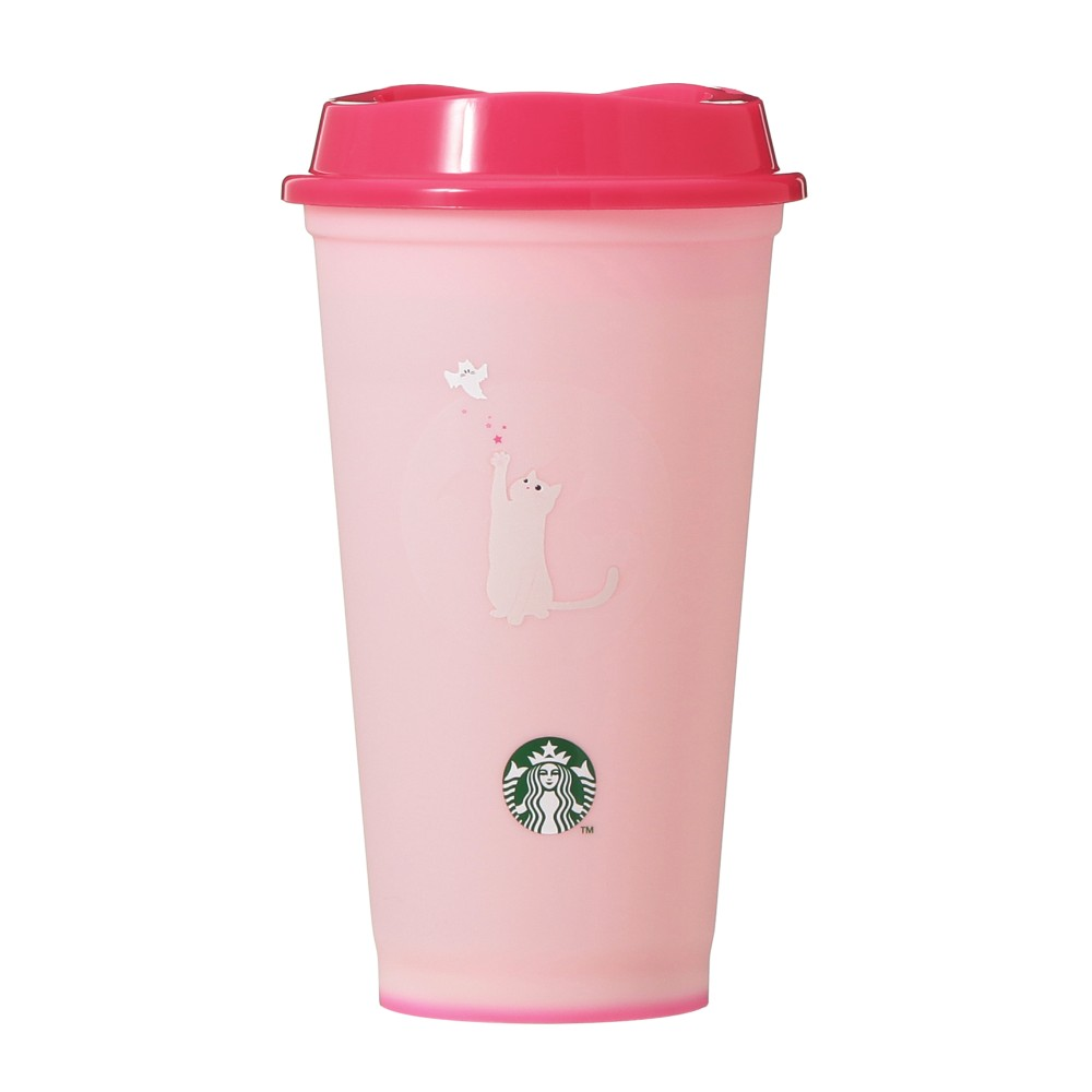 Starbucks Halloween 2026 Color Changing Reusable Cup 473ml + Hole Cap Bearista