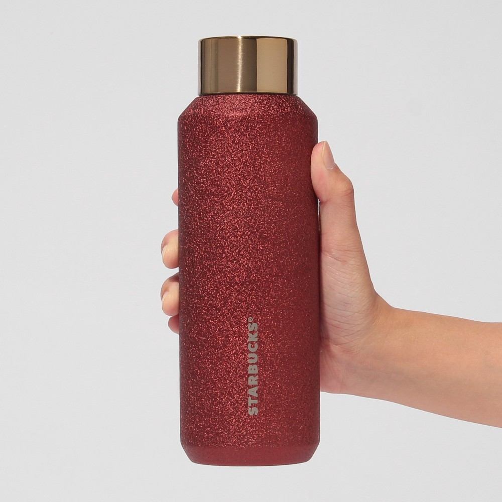 Starbucks Japan Holiday 2026 Gift Box Included Stainless Steel Bottle Glitter Red 473ml
