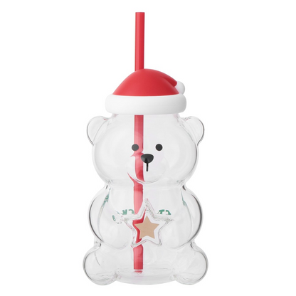 Starbucks Japan Holiday 2026 Gift Box Included Glass Tumbler Bearista 473m