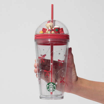 Starbucks Japan Holiday 2026 Cold Cup Tumbler with Figure 473 ml