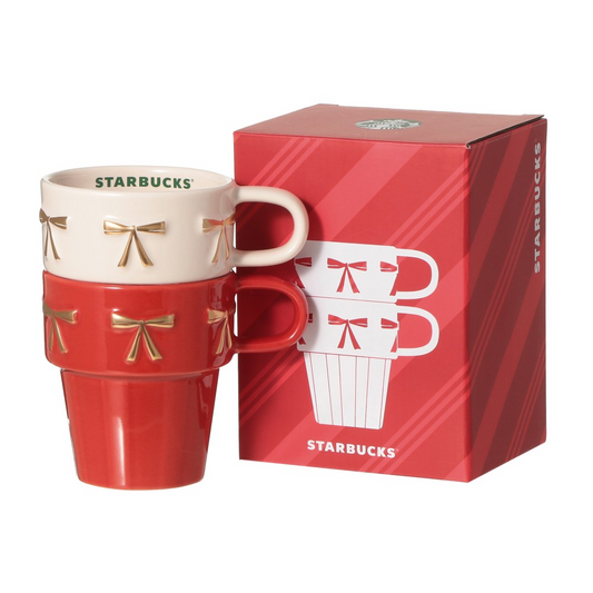 Starbucks Japan Holiday 2026 Stacking Mug 237ml Pair Set