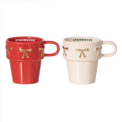 Starbucks Japan Holiday 2026 Stacking Mug 237ml Pair Set