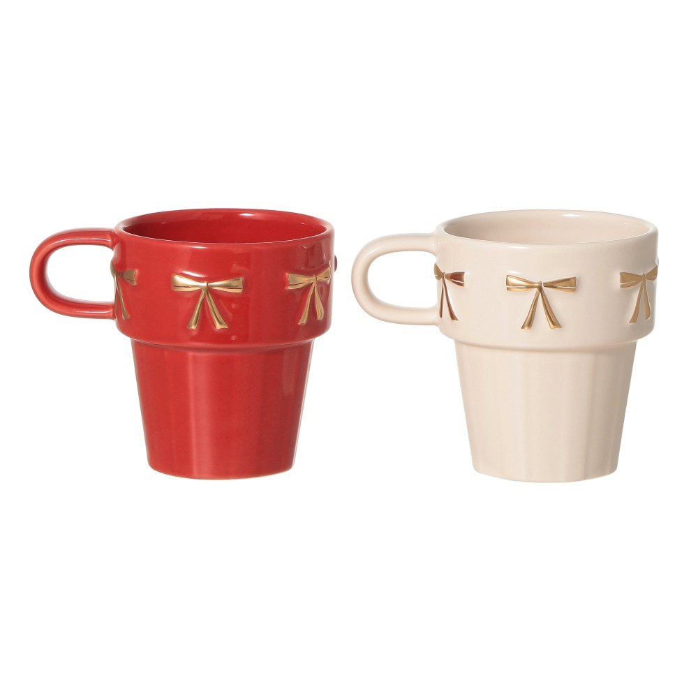 Starbucks Japan Holiday 2026 Stacking Mug 237ml Pair Set