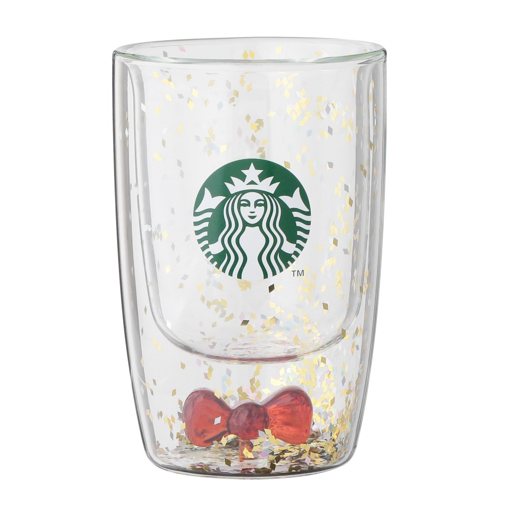 Starbucks Japan Holiday 2026 Double Walled Heat Resistant Glass Ribbon 355ml
