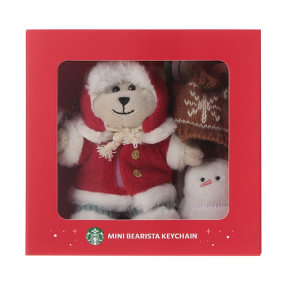 Starbucks Japan Holiday 2026 Bearista Keychain Set