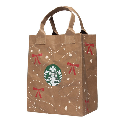 Starbucks Japan Holiday 2026 Craft Paper Shopper S