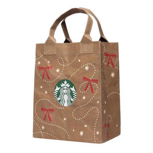 Starbucks Japan Holiday 2026 Craft Paper Shopper S