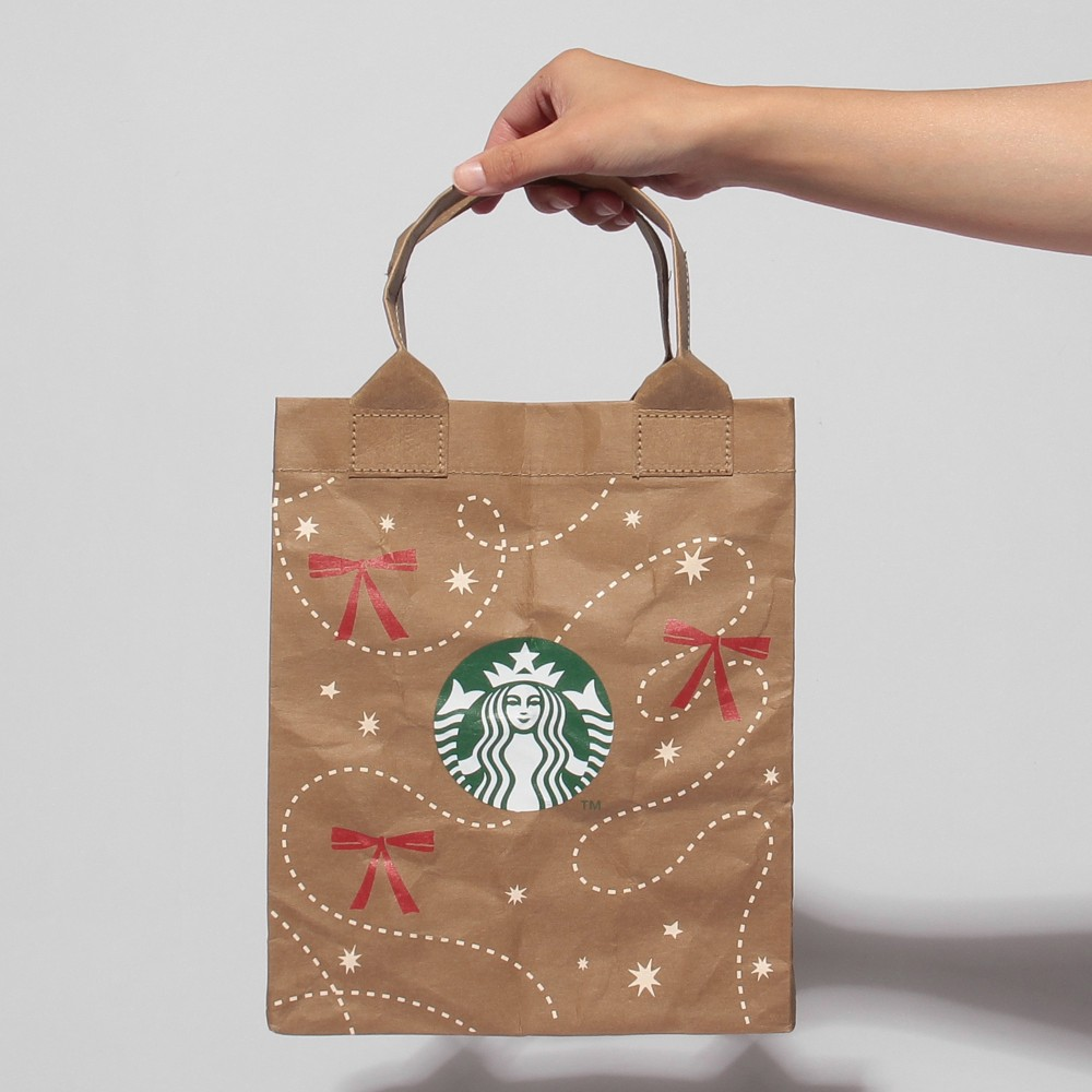 Starbucks Japan Holiday 2026 Craft Paper Shopper S