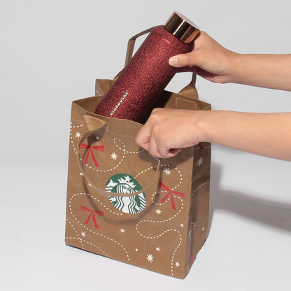 Starbucks Japan Holiday 2026 Craft Paper Shopper S