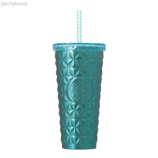 Starbucks Japan Summer 2025 Stainless Steel Cold Cup Tumbler Turquoise 591ml
