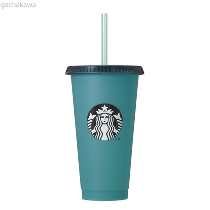 Starbucks Japan Summer 2025 Color Changing Reusable Cold Cup Tumbler Dual Blue