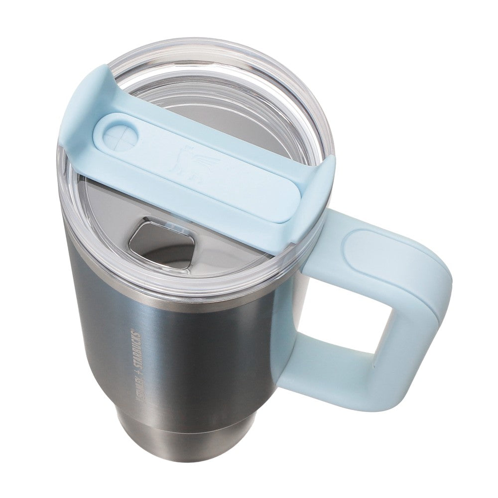 Starbucks Japan Summer 2026 STANLEY 3 Way Stainless Steel Tumbler Ice Blue Gradient 887ml