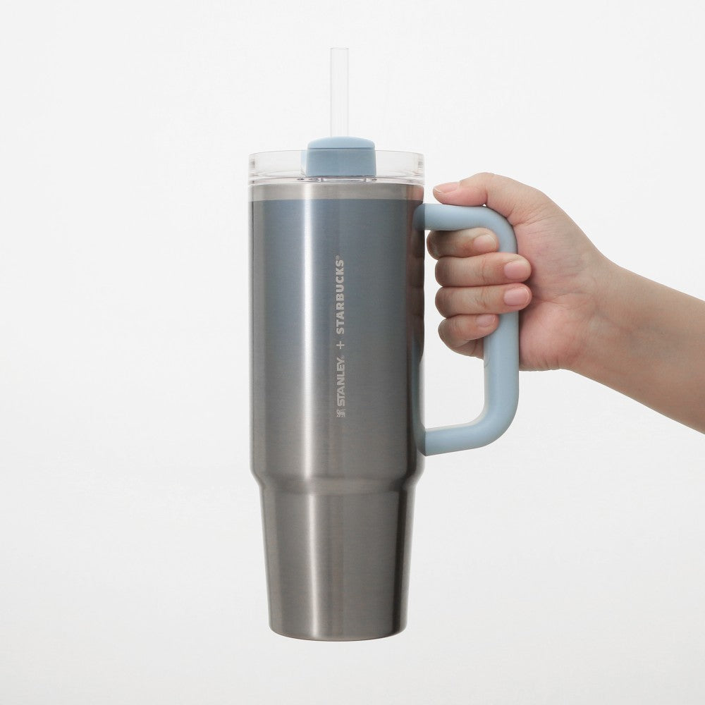 Starbucks Japan Summer 2026 STANLEY 3 Way Stainless Steel Tumbler Ice Blue Gradient 887ml