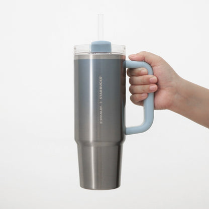 Starbucks Japan Summer 2026 STANLEY 3 Way Stainless Steel Tumbler Ice Blue Gradient 887ml