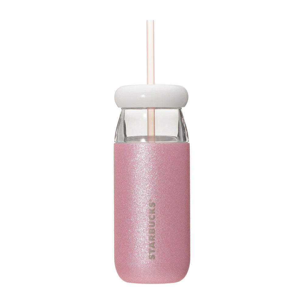 Starbucks Japan Summer 2026 Stainless Steel Cold Cup Tumbler Glitter Ice Pink 503ml