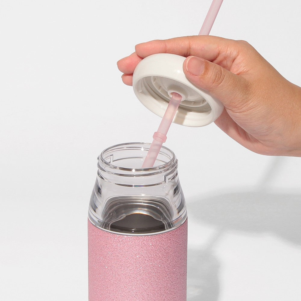 Starbucks Japan Summer 2026 Stainless Steel Cold Cup Tumbler Glitter Ice Pink 503ml