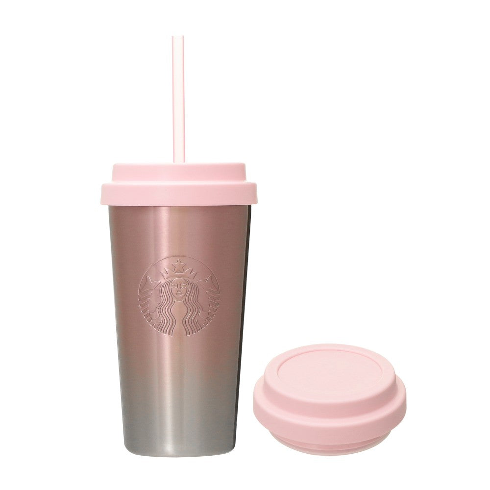 Starbucks Japan Summer 2026 Stainless Steel Tumbler Pink Gradient 473ml
