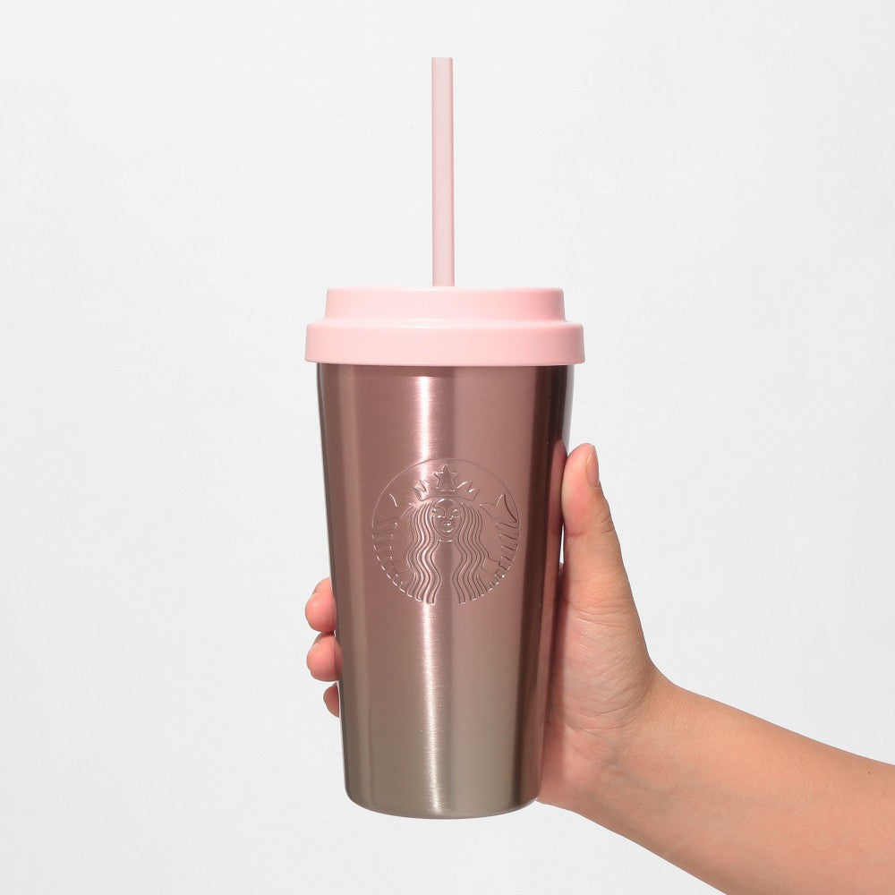 Starbucks Japan Summer 2026 Stainless Steel Tumbler Pink Gradient 473ml
