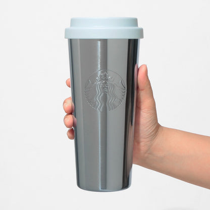 Starbucks Japan Summer 2026 Stainless Steel Bottle Metallic Blue 591ml