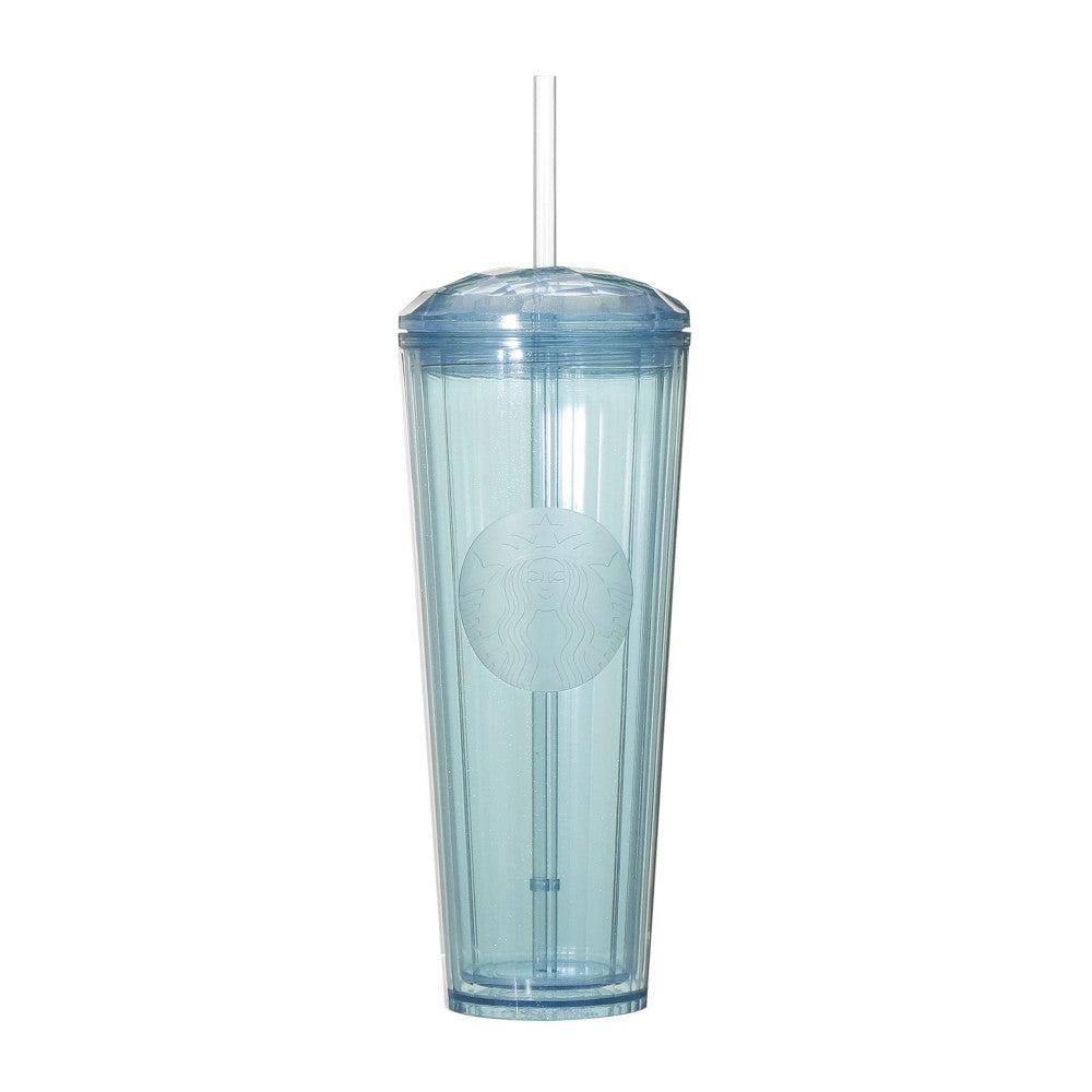 Starbucks Japan Summer 2026 Cold Cup Tumbler Glitter Blue 710ml