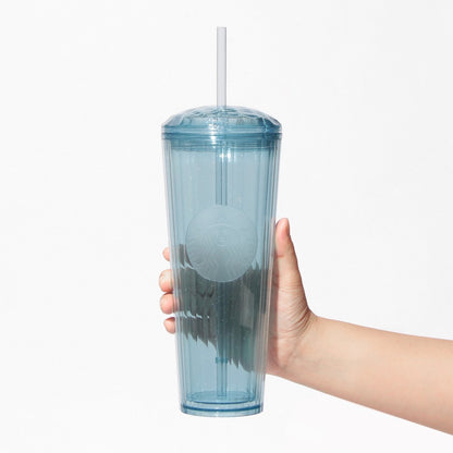 Starbucks Japan Summer 2026 Cold Cup Tumbler Glitter Blue 710ml