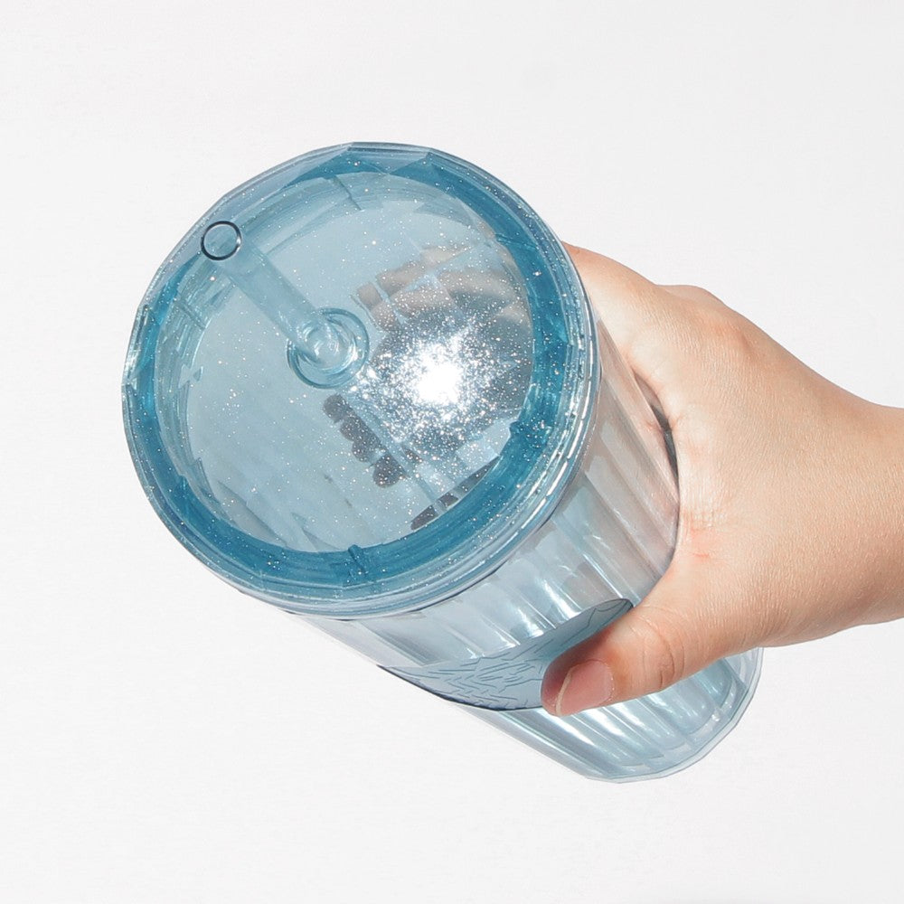 Starbucks Japan Summer 2026 Cold Cup Tumbler Glitter Blue 710ml