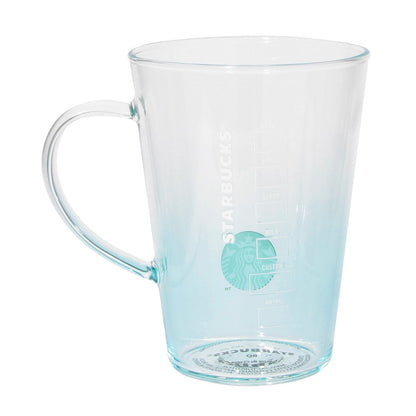 Starbucks Japan Summer 2026 Heat Resistant Glass Mug Blue Gradient 384ml