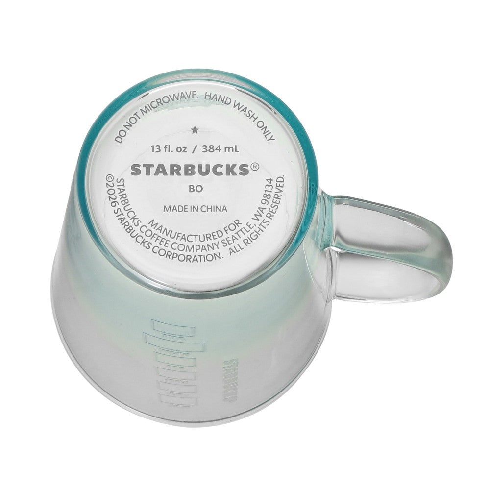 Starbucks Japan Summer 2026 Heat Resistant Glass Mug Blue Gradient 384 –  Gacha Kawa