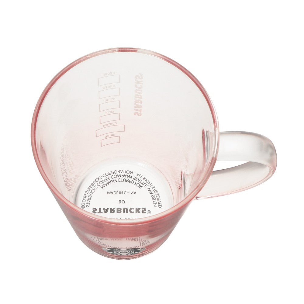 Starbucks Japan Summer 2026 Heat Resistant Glass Mug Pink Gradient 384ml