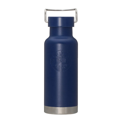 Starbucks Japan Summer 2026 Handle Lid Stainless Steel Bottle Navy 473ml