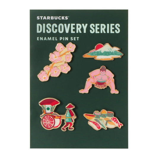Starbucks Japan Summer 2026 Discovery Series Pin Badge Set