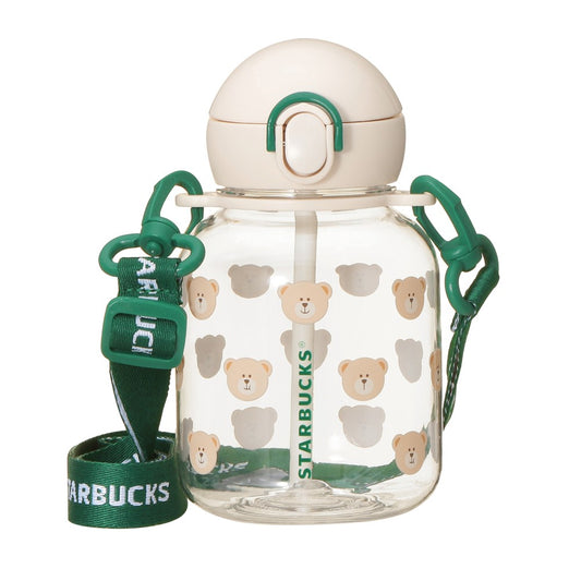 Starbucks JAPAN 2026 Bearista Straw Tumbler with Strap (458ml)