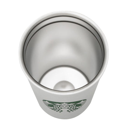 Starbucks Japan 2Way Stainless Steel Cup/Holder Matte White (591ml)