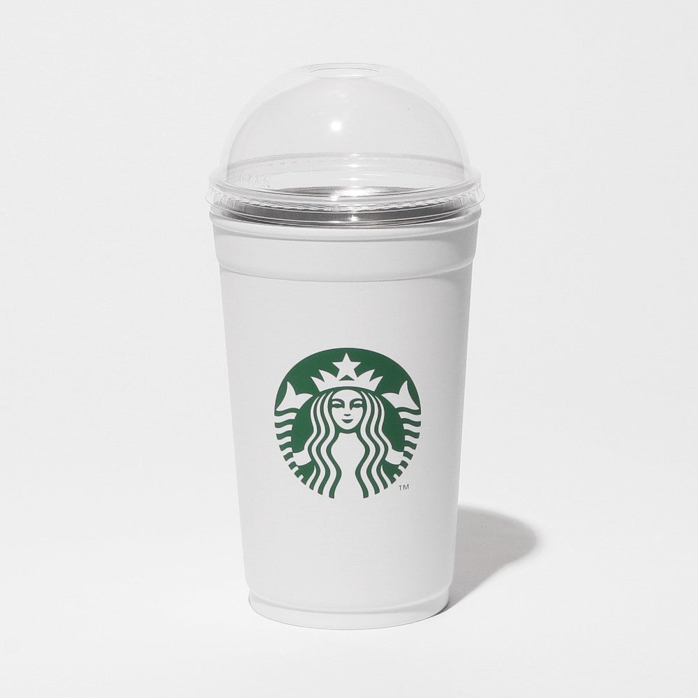 Starbucks Japan 2Way Stainless Steel Cup/Holder Matte White (591ml)