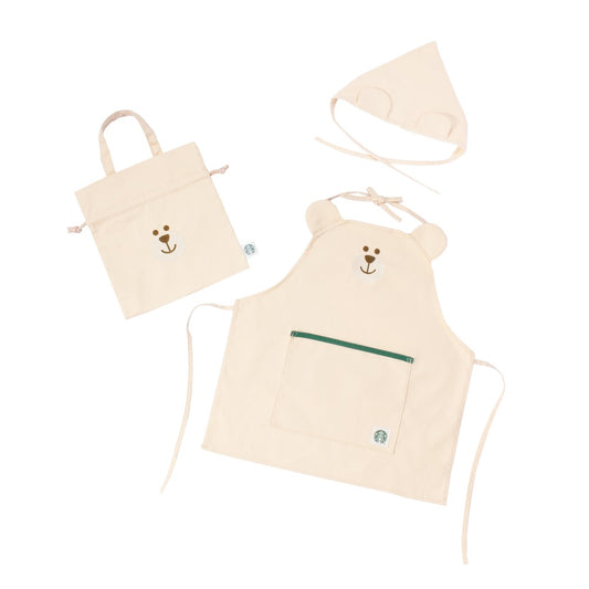 Starbucks JAPAN 2026 Kids Apron Set Bearista